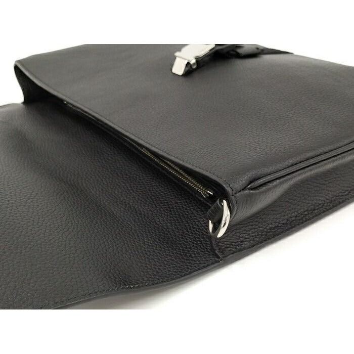 Gucci Business Case Clutch Bag Leather Black — view 8