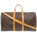 Louis Vuitton Keepall Bandouliere 55 Monogram Boston Bag