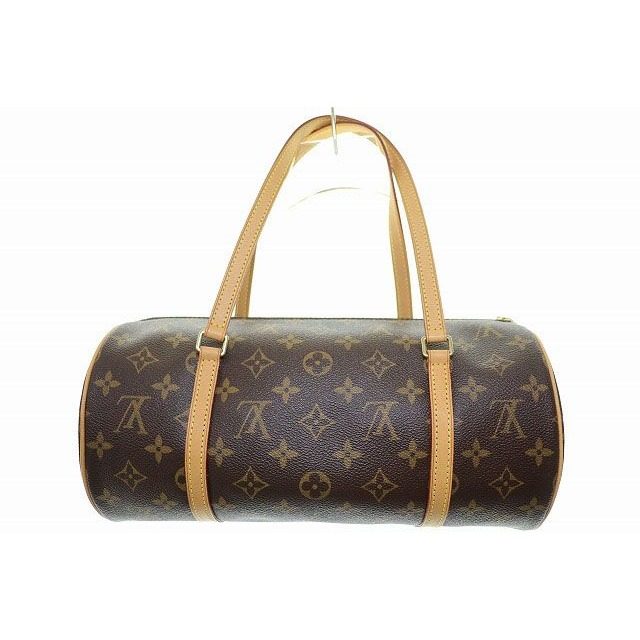 Louis Vuitton Papillon 30 Handbag Leather Monogram Canvas Aa — view 3