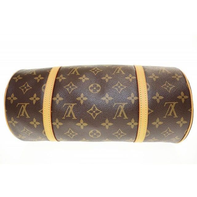 Louis Vuitton Papillon 30 Handbag Leather Monogram Canvas Aa — view 4