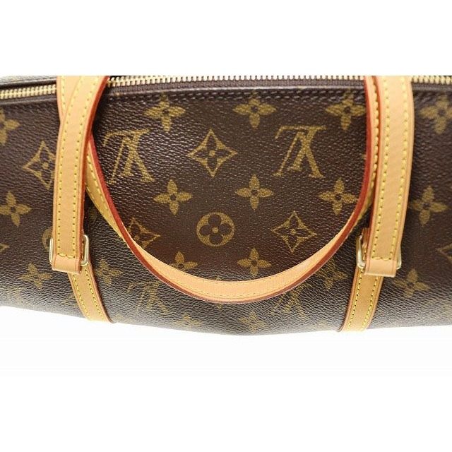 Louis Vuitton Papillon 30 Handbag Leather Monogram Canvas Aa — view 6
