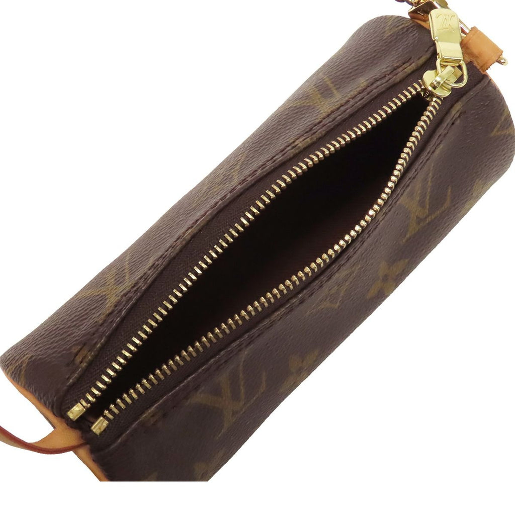Louis Vuitton Papillon Pouch Brown Monogram Canvas — view 5