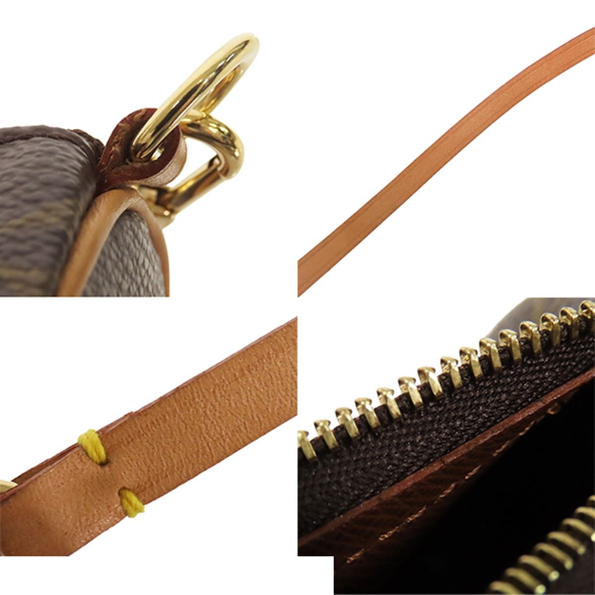 Louis Vuitton Papillon Pouch Brown Monogram Canvas — view 8
