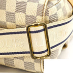 Louis Vuitton Damier Azur Naviglio Shoulder Bag White