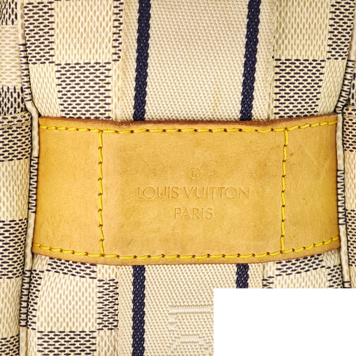 Louis Vuitton Damier Azur Naviglio Shoulder Bag White