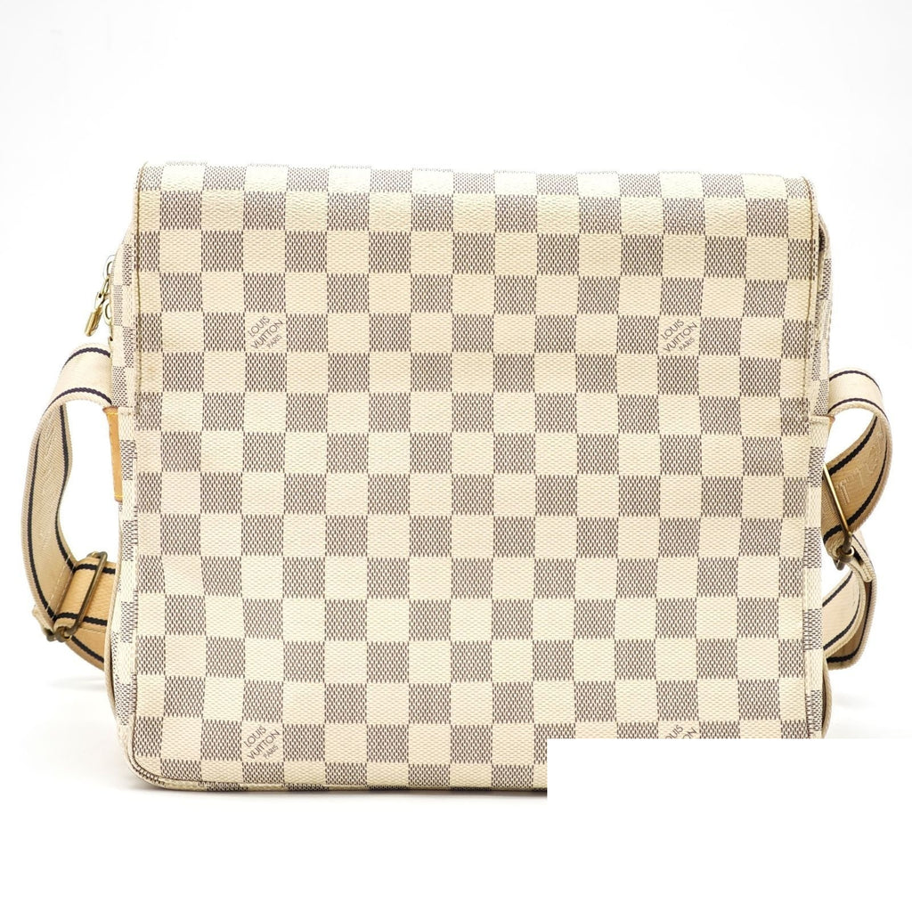 Louis Vuitton Damier Azur Naviglio Shoulder Bag White