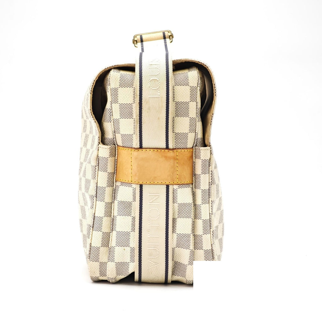 Louis Vuitton Damier Azur Naviglio Shoulder Bag White