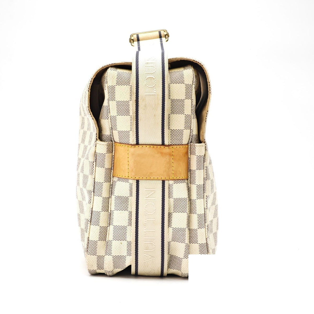 Louis Vuitton Damier Azur Naviglio Shoulder Bag White
