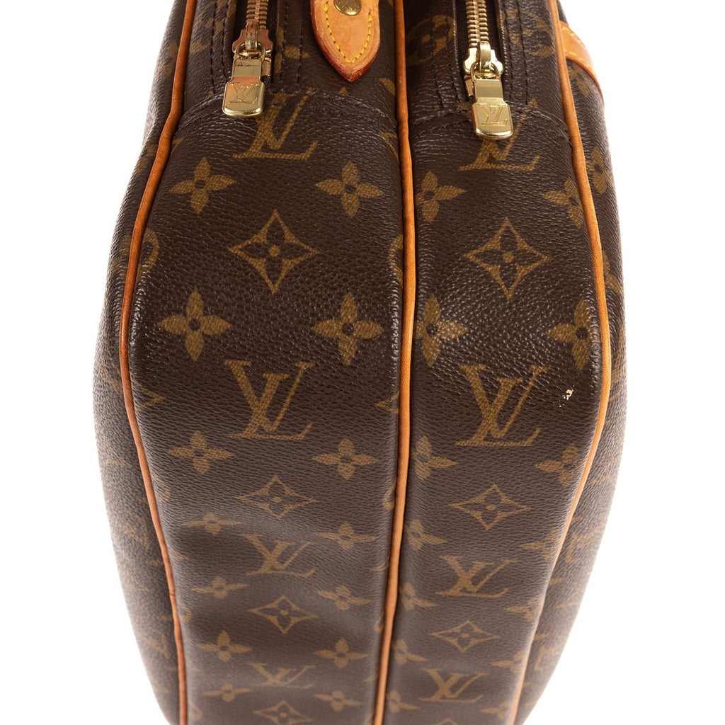 Louis Vuitton Reporter Brown Monogram Canvas Shoulder Bag — view 7