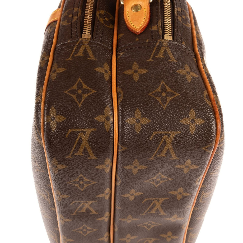 Louis Vuitton Reporter Brown Monogram Canvas Shoulder Bag — view 8