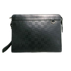 Louis Vuitton Damier Infini Stand Pouch Leather Clutch
