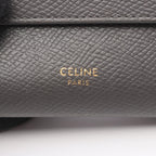 Celine Trifold Wallet Small Gray Leather — view 5