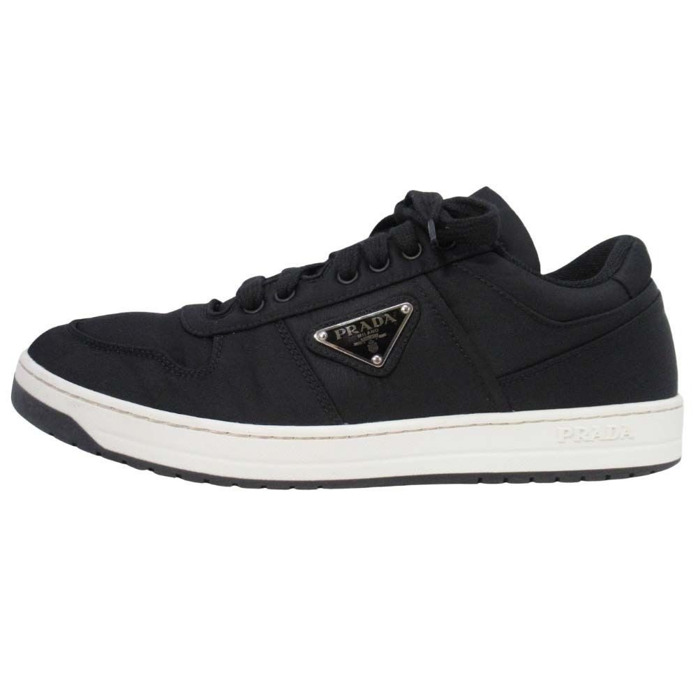 Prada Re-Nylon Triangle Logo Sneakers Shoes Plate 7 Black