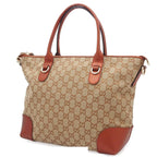 Gucci Heartbit Beige Orange GG Canvas Leather Heart Shape Charm 2-Way Shoulder — view 2