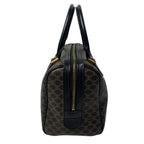 Celine Black Macadam Pattern Mini Boston Bag — view 3