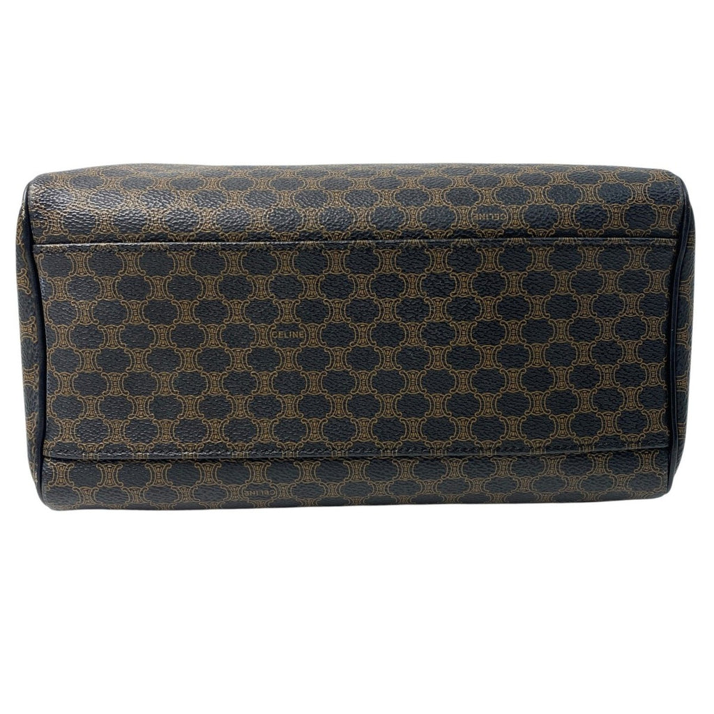 Celine Black Macadam Pattern Mini Boston Bag — view 5