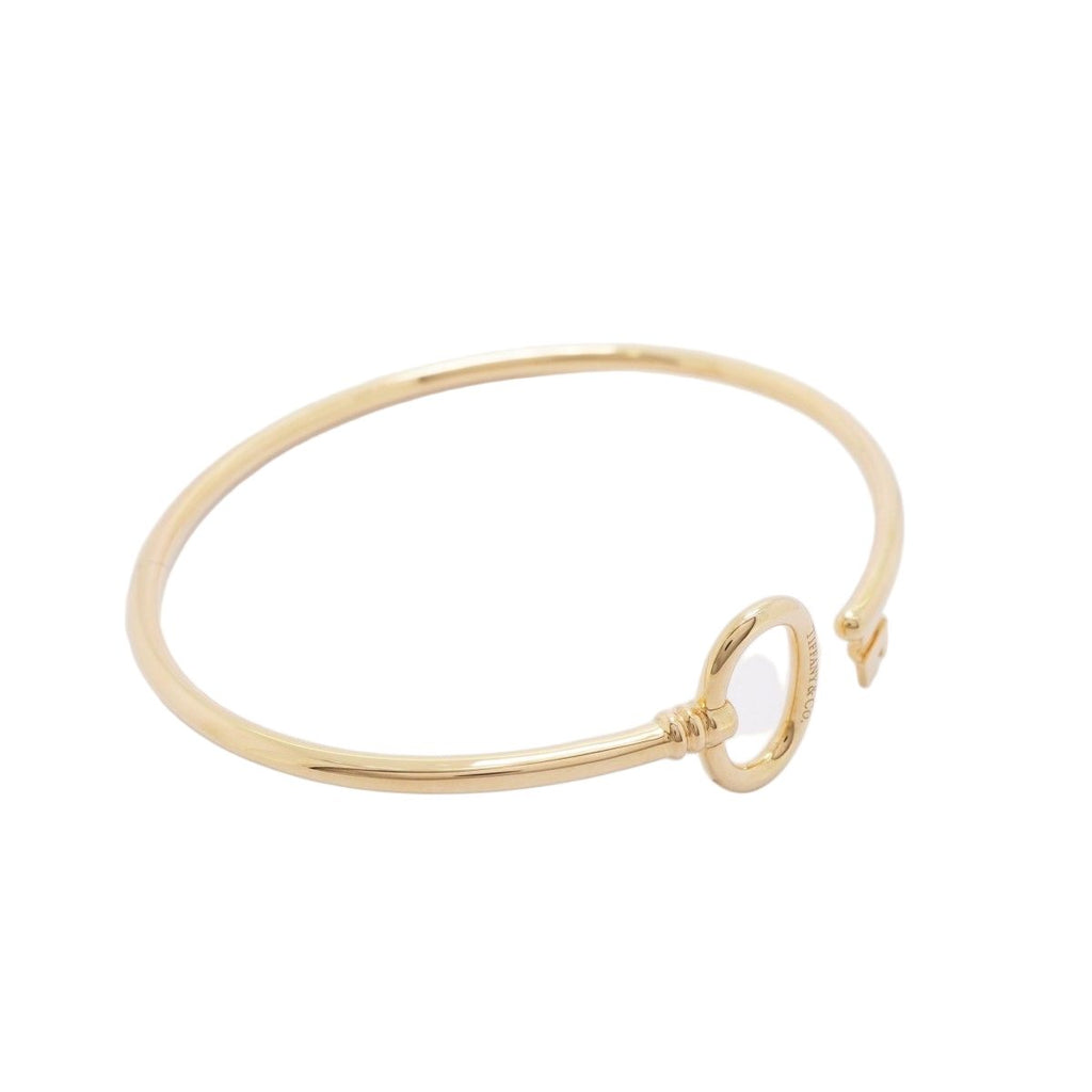 Tiffany & Co Bangle Key Wire 18k Yellow Gold Bracelet — view 2