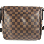 Louis Vuitton Shoulder Bag District PM Damier Canvas Ebene Brown — view 2