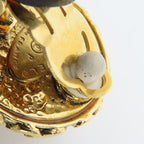 Chanel Earrings Coco Mark Metal Faux Pearl Gold Plated Accessories 94 P — view 9