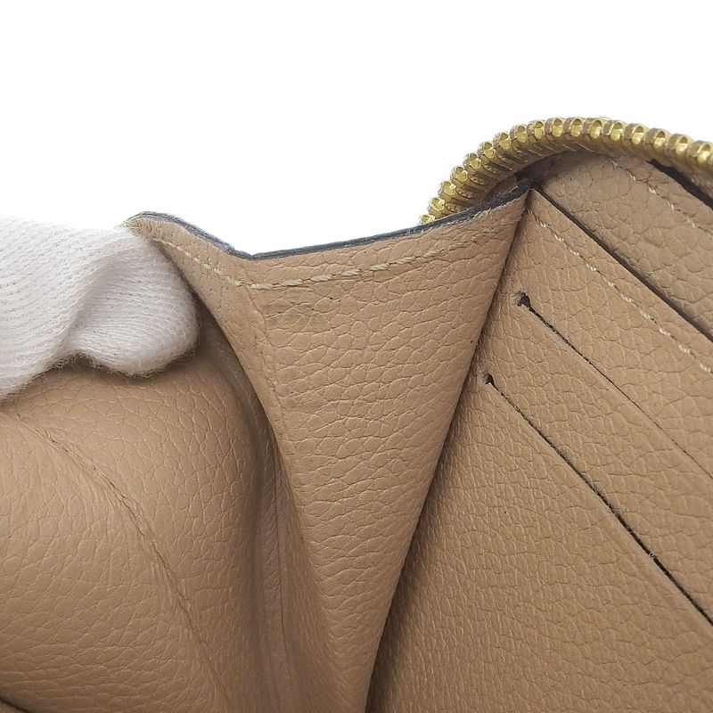 Louis Vuitton Portefeuille Clemence Monogram Empreinte Dune Beige Sp4154 — view 4