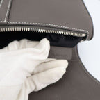 Christian Dior Saddle Body Bag Leather Dark Navy — view 8