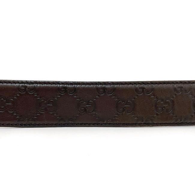 Gucci Belt Brown Cima Interlocking — view 7