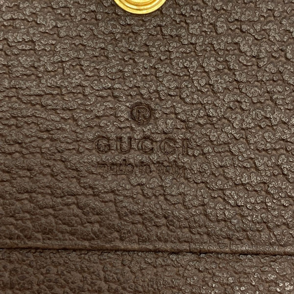 Gucci Wallet GG Ophidia PVC Bifold Card Holder Brown Tan — view 5
