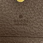 Gucci Wallet GG Ophidia PVC Bifold Card Holder Brown Tan — view 5