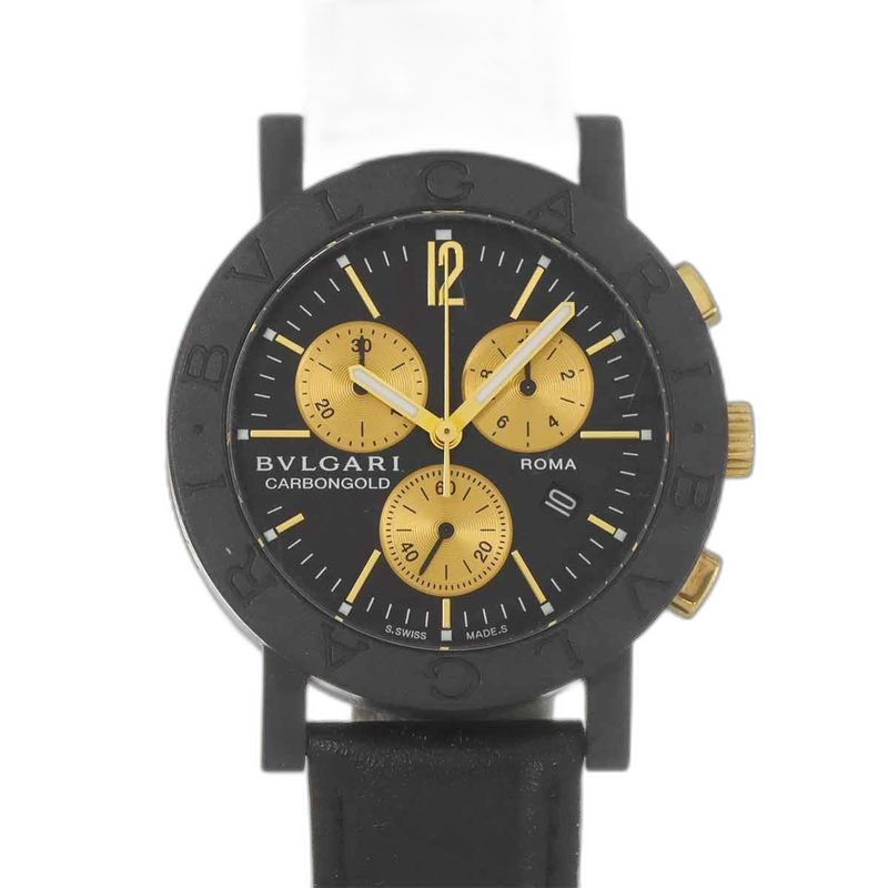 Bvlgari Chronograph Roma 999 Pieces Limited Watch Black