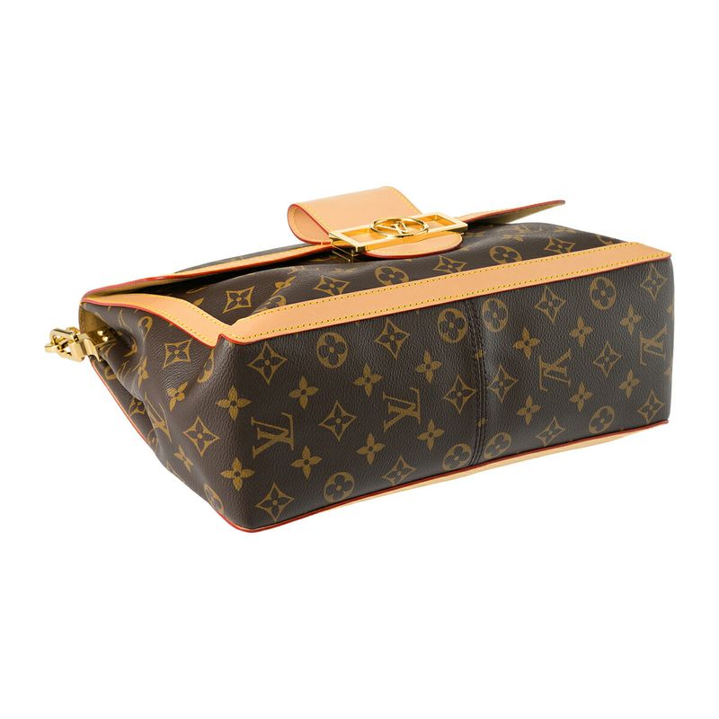 Louis Vuitton Handbag Dauphine Soft GM Brown — view 3
