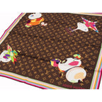 Louis Vuitton Tm Carre 70 Super Flat Character Panda Monogram — view 2