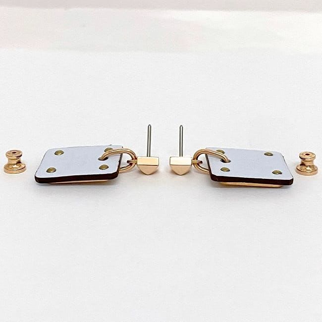 Hermes Earrings As de Coeur Pink — view 5