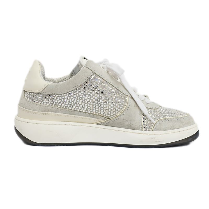 Chanel Sneakers Sequins White Size 36 Coco — view 2