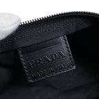 Prada Pouch Cosmetic Small Triangle Logo Nylon Black — view 7