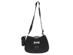 Dior Trotter Line Street Chic Shoulder Bag Black