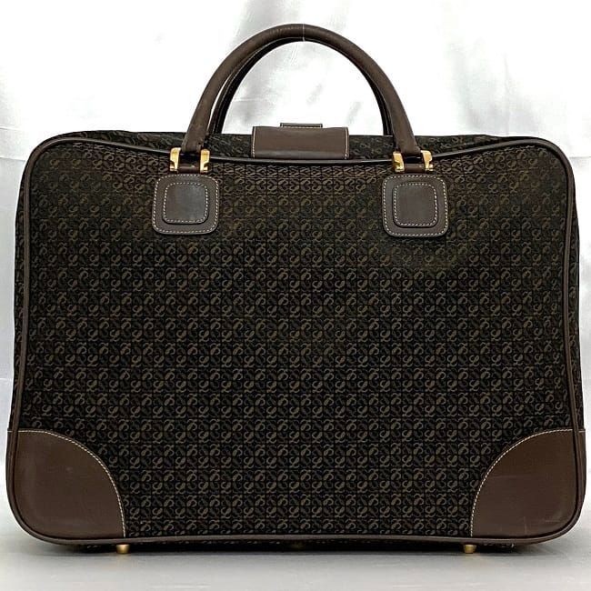 Loewe Boston Bag Brown Anagram — view 5