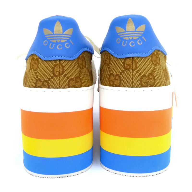 Gucci Adidas Collaboration Sneakers Thick Sole Gazelle — view 6