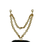 Christian Dior Cannage Black Gold CD Chain Airpods Case — view 4