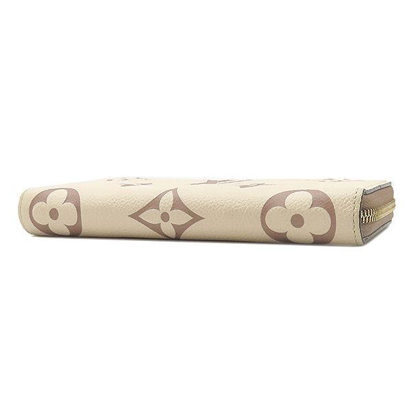 Louis Vuitton Long Wallet Zippy Bi-Color Monogram Empreinte Cles Creme — view 3