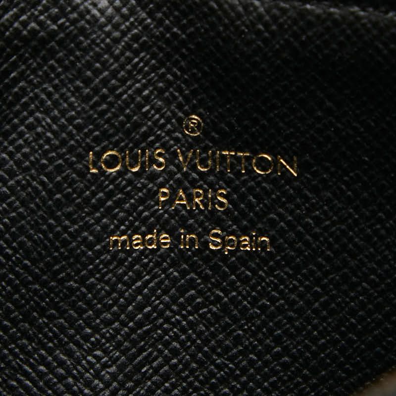 Louis Vuitton Monogram Reverse Slim Purse Brown Black Leather — view 8