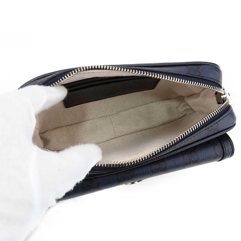 Gucci Shoulder Bag Ophidia Navy Black — view 5