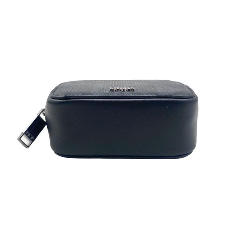 Christian Dior Horizontal Nano Pouch 2 cdp Logo Black Silver — view 5