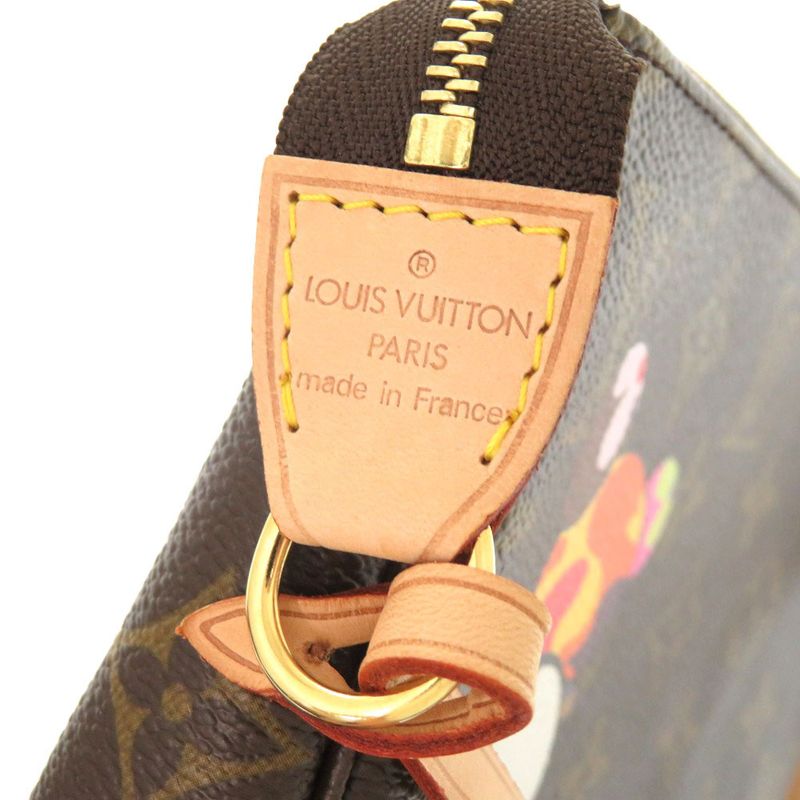 Louis Vuitton Pochette Accessoire Monogram Panda Accessory Pouch Takashi — view 7