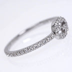 Gucci Interlocking GG Ring No 9 750 WG Full Eternity Diamond — view 3