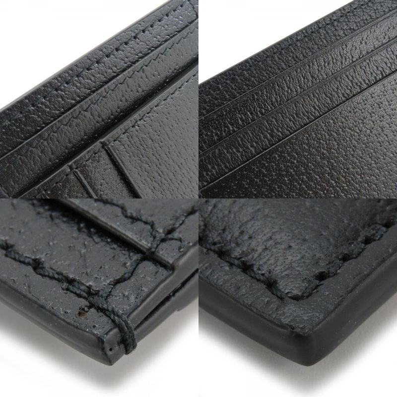 Gucci Card Case Double G Leather Black Small Everyday Use Men — view 8