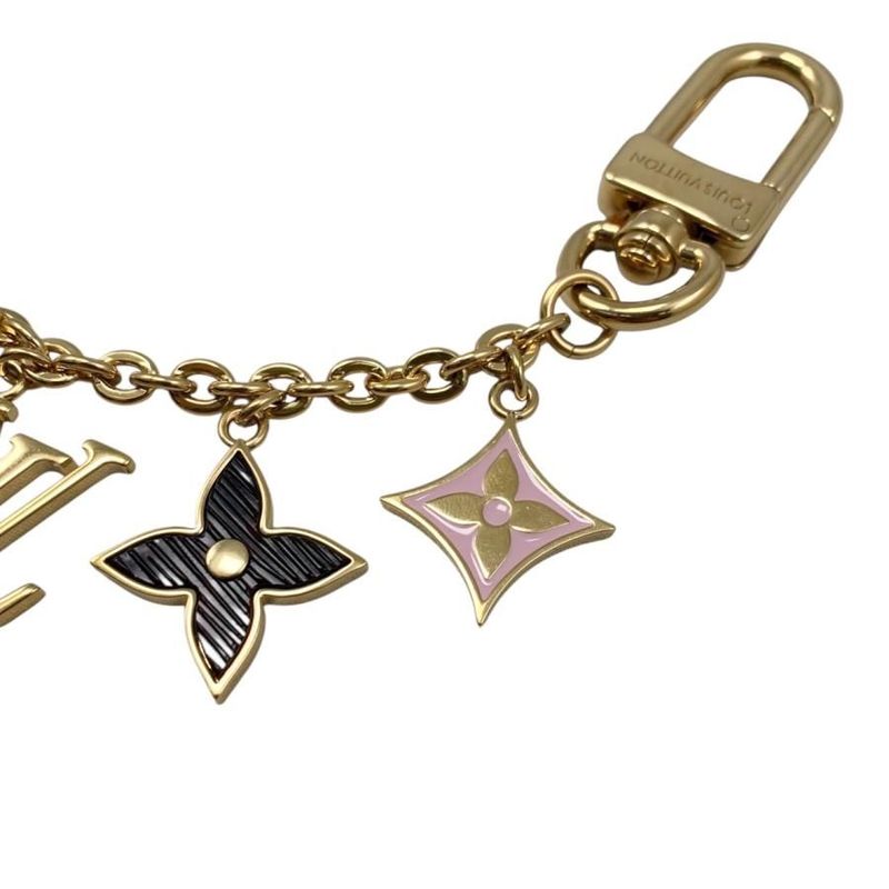 Louis Vuitton Bag Charm Chain Spring Street Monogram Flower Epi — view 4