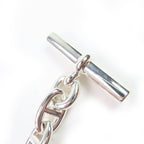 Hermes 2024 Chaine D'ancre MM AG 925 13 Frames Bangle Bracelet Silver — view 6