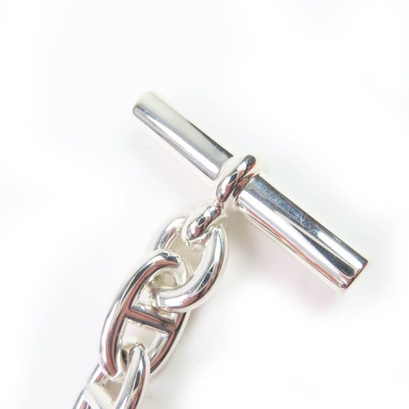 Hermes 2024 Chaine D'ancre MM AG 925 13 Frames Bangle Bracelet Silver — view 6