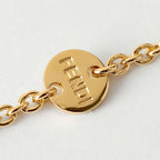 Fendi Necklace F Is Soft White Gold — view 7