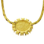 Christian Dior GP Rhinestone Pearl Necklace Gold — view 6